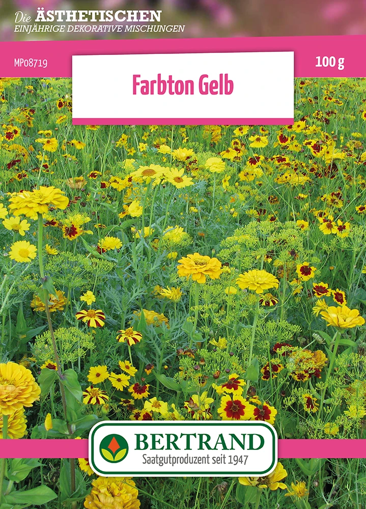 Blumenwiese Farbton Gelb (100 G) | Blumensamen Von Bertrand 1 Blumenwiese Farbton Gelb (100 G) | Blumensamen Von Bertrand