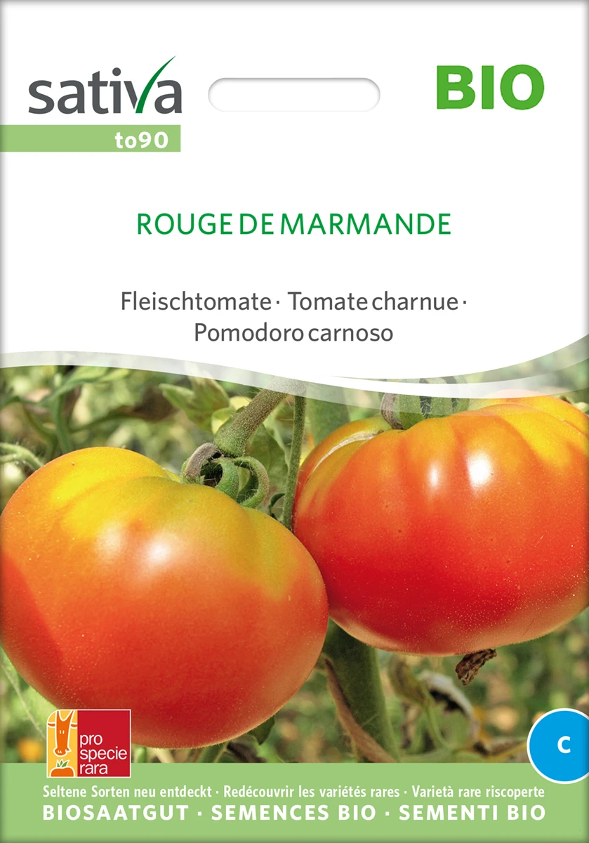 Fleischtomate Rouge De Marmande | BIO Fleischtomatensamen Von Sativa Rheinau 1 Fleischtomate Rouge De Marmande | BIO Fleischtomatensamen Von Sativa Rheinau