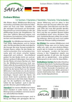 Blumenwiese Essbare Blüten | Wildblumenwiese Von Saflax