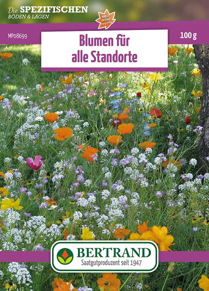 Blumenwiese Blumen Für Alle Standorte (100 G) | Blumensamen Von Bertrand 1 Blumenwiese Blumen Für Alle Standorte (100 G) | Blumensamen Von Bertrand