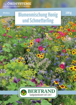 Blumenwiese Blumenmischung Honig Und Schmetterling (100 G) | Blumensamen Von Bertrand