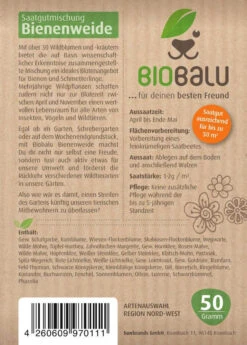 Bienenweide Region Nord-West (mehrjährig, 50 G) | Bienenwiese Von Biobalu -Garten Traum Haus 543483 Bienenweide Region Nord West mehrjaehrig 50 g 1