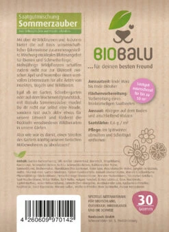 Saatgutmischung Sommerzauber (30 G) | Bienenwiese Von Biobalu -Garten Traum Haus 547420 Bienenweide Sommerzauber 30 g 2
