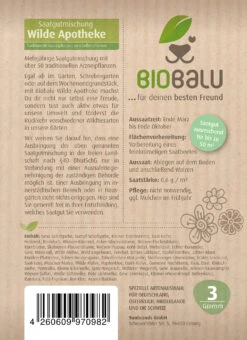 Wilde Apotheke (10 Stück) | Wildblumenwiese Von Biobalu -Garten Traum Haus 554551 Wilde Apotheke 10 Stueck BB1026 2