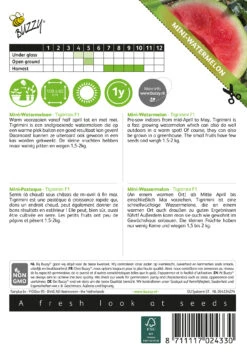 Wassermelone Tigrimini | Wassermelonensamen Von Buzzy Seeds
