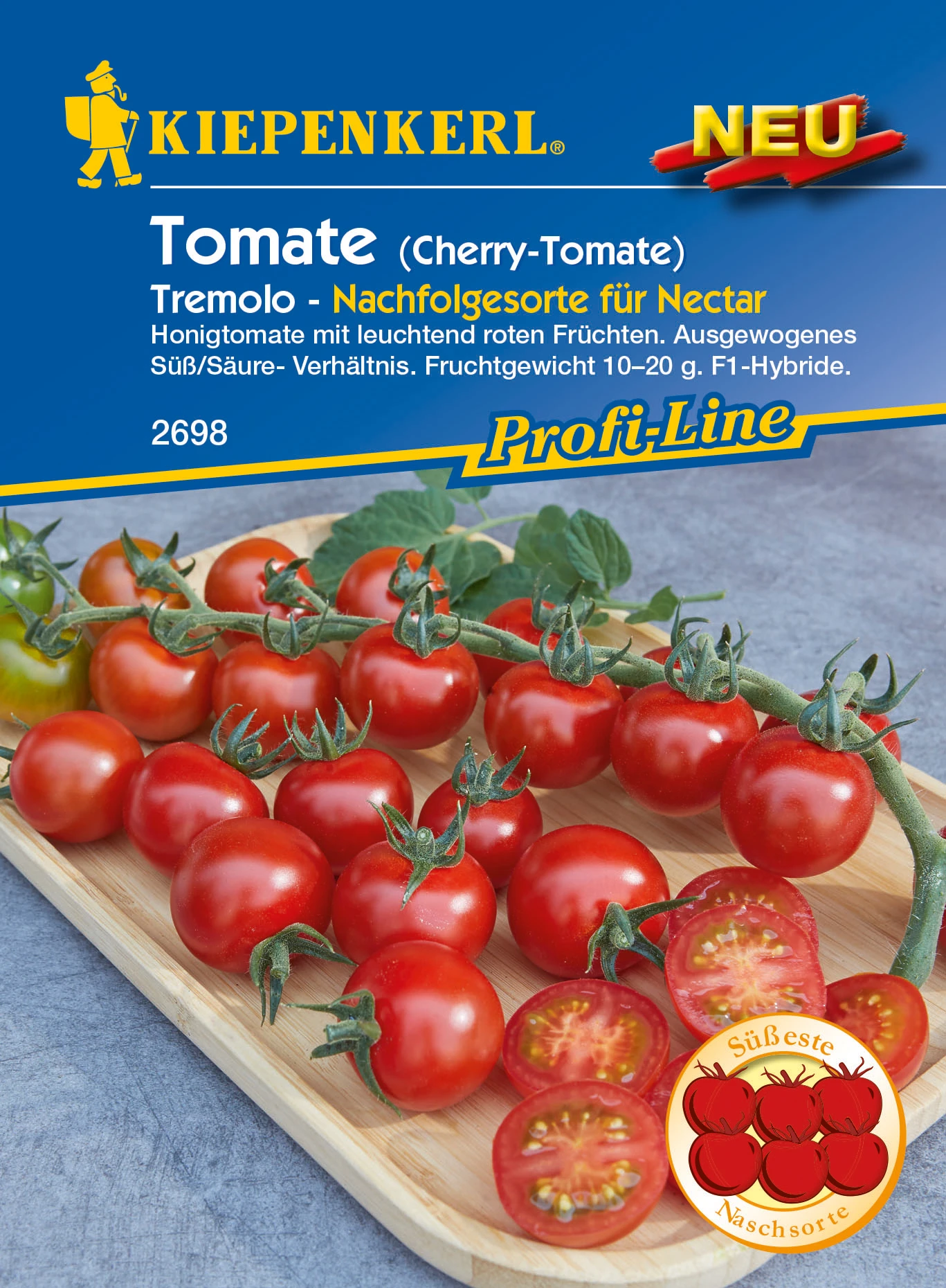 Cherry-Tomate Tremolo F1 | Cherrytomatensamen Von Kiepenkerl 2 Cherry-Tomate Tremolo F1 | Cherrytomatensamen Von Kiepenkerl – Bild 2